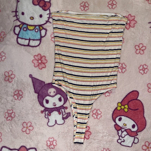 Pacsun striped bodysuit - Picture 2 of 3